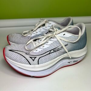 Mizuno Wave Rebellion Flash 2 - White/Black Size 8.5 LIGHTLY WORN